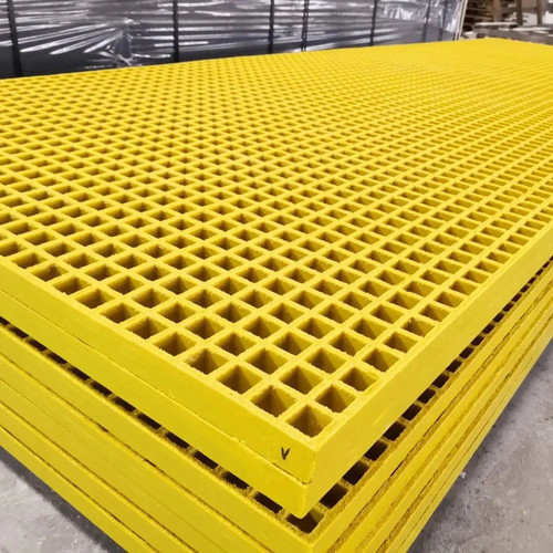 Yellow grp open mesh - yellow, grating