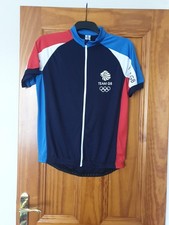 Team GB Adults Size Large Jersey Men’s  Short Sleeve Cycling Bike Shirt 
