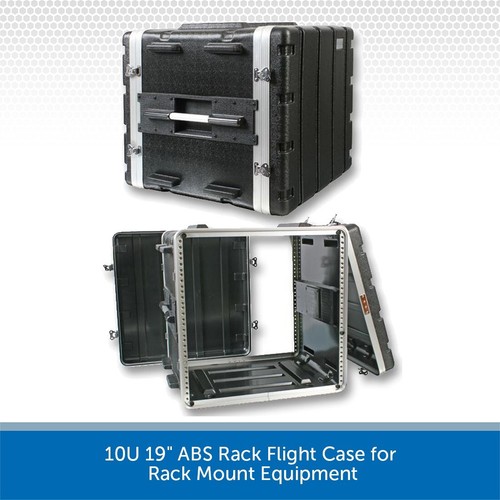 10u abs rack flight - 19", case