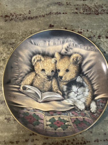 Franklin mint teddies - and, cat
