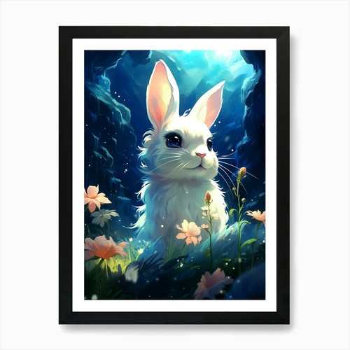 Rabbit the cave art - rabbit,