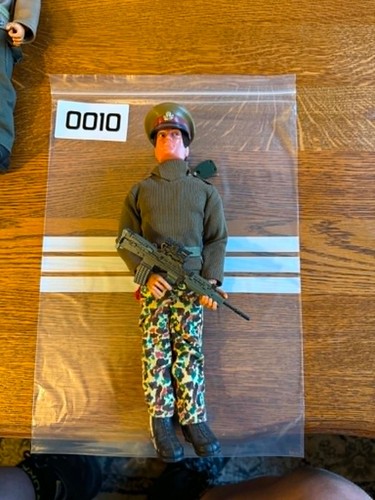 Vintage action man talking - man,