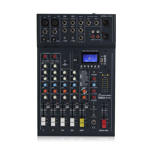 Studiomaster xs6 channel - 6, pa