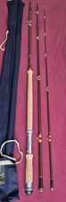 A FINE VINTAGE HARDY SALMON FLY ROD 12FT 6IN RATED #9 LINES IN CORRECT BAG 