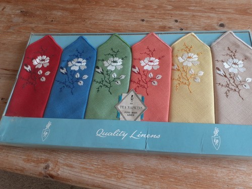 Retro mid century irish linen - retro,
