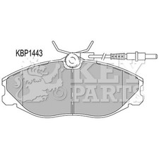 Brake Pads Set For Peugeot 406 2.1 TD 12V Key Parts Front 425206 425132 425144