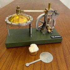 Innovative Vertical Live Steam Engine Generator Motor Toy Complete Set w/ Bioler