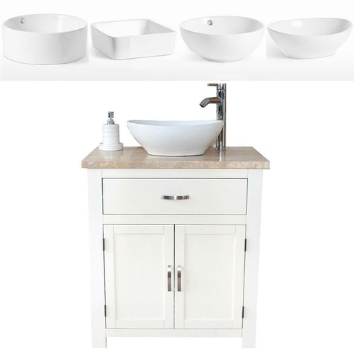 Bathroom vanity unit white - vanity,