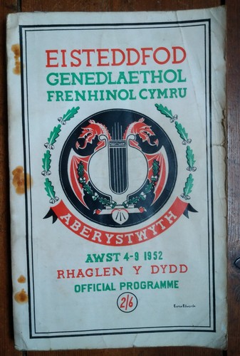 Eisteddfod aberystwyth 1952 - aberystwyth,