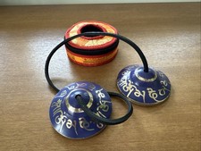 Tingsha Bells With Case 2.5” (6.5cm) Diameter. Meditation Cymbals