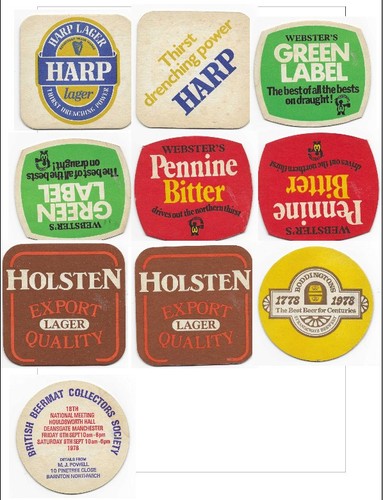 Beermats coasters good - /,