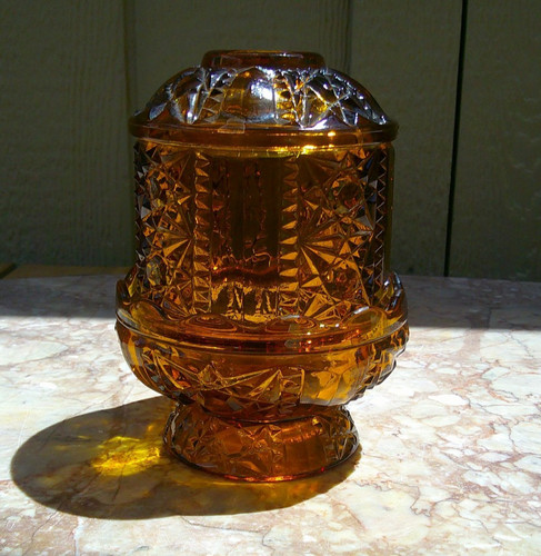 Vintage amber fairy - amber, stars