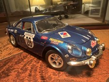 Burago Alpine A110 1600S Rally Monte Carlo 1971 Blue Diecast 1:16 Scale Model
