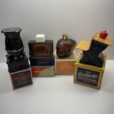 Lot of 4 Vintage Avon Decanter