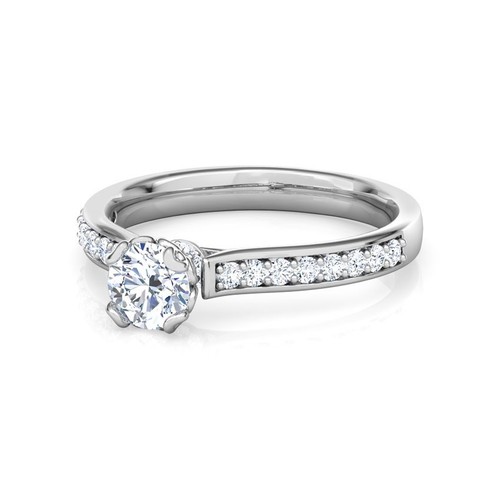 14k white gold ring - gold, sterling