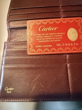 Genuine Cartier leather card