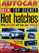AUTOCAR MAGAZINE 08-JUL-98 -