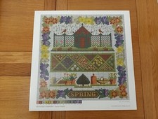Elizabeth Bradley Chart  Spring Sampler with colour chart and wools