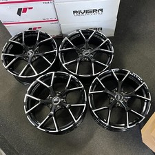 Ex Display 19" Audi 2023 RS3 Style Black/Pol Alloy Wheels 8Jx19 ET42 A3 S3