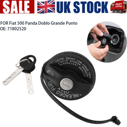 Petrol locking fuel cap - locking, w/