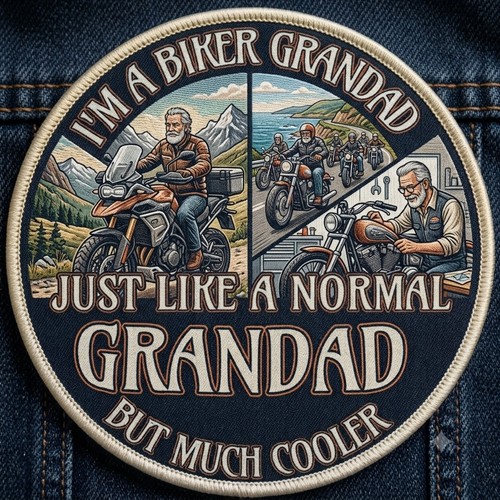 Motorbike grandad biker iron - grandad,
