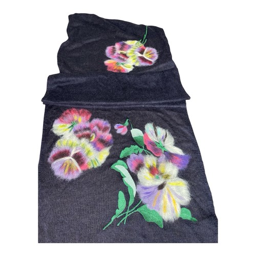 Felted wool scarf x22 - felted,