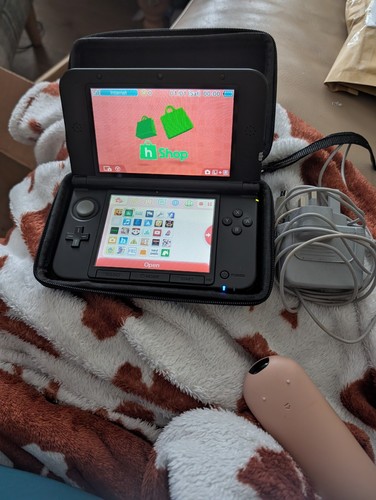 Nintendo 3ds blue handheld - xl,