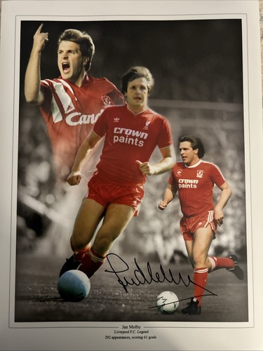 Signed jan molby - jan, liverpool
