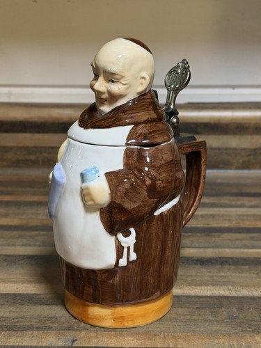 Vintage friar monk lidded - vintage,