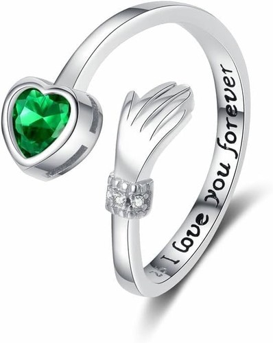 Hug rings for women - hug, i