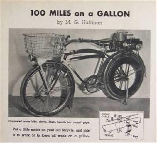 Motorized bike 1945 how - bike,
