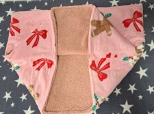 Christmas Handmade Snuggle bag/sack. Size L 60x100cm Washable 30℃, Reversable