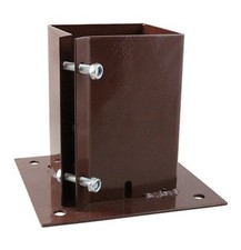 Timco Galvanised Hot Dipped Taurus Bolt Down Shoes 6x6" Met Post 150mm x 150mm