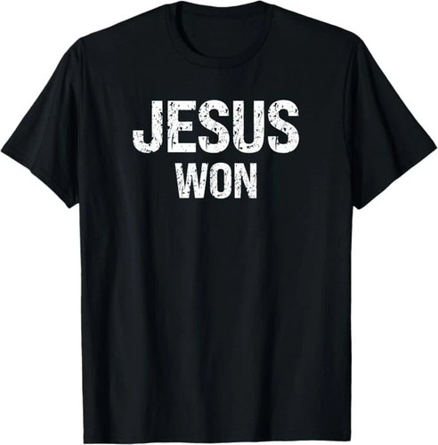 Jesus won black - jesus, t-shirt