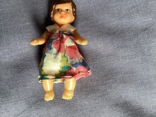 Vintage miniature dolls - dolls, house