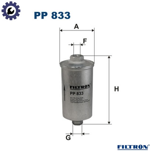Fuel filter 833 for vw - fuel,