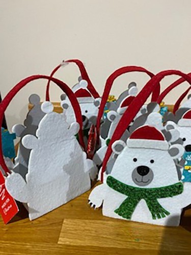 Polar bear gift bags made - polar,