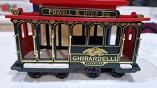 GhirardellI COLLECTORS EDITION Wooden San Francisco Trolley Tram original box
