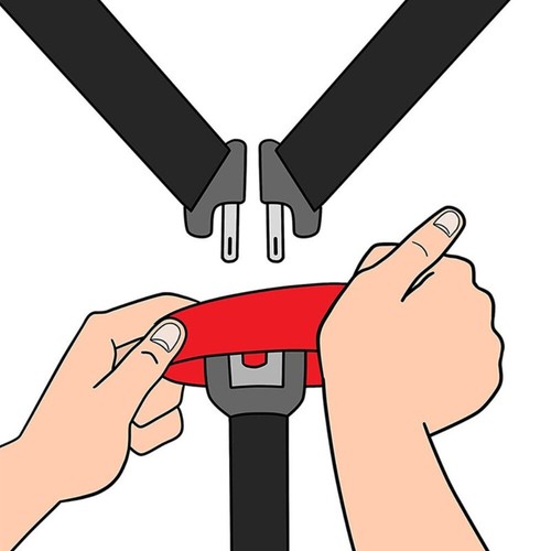 Child seat buckle release - buckle,