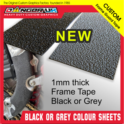 Rubber frame grip tape - rubber, grey
