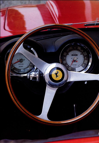 1990 vintage print ferrari - 1990,