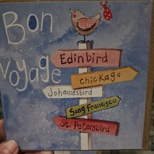 Alex Clark Card  Bon Voyage 