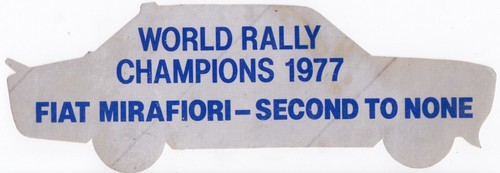 Fiat 131 abarth world rally - 131,