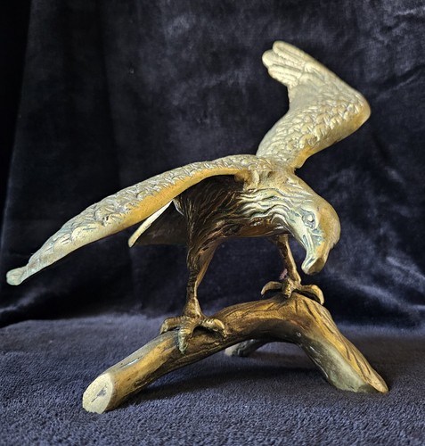 Large vintage solid brass - large,