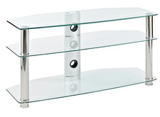 TV Stand Glass 100cm Wide 3