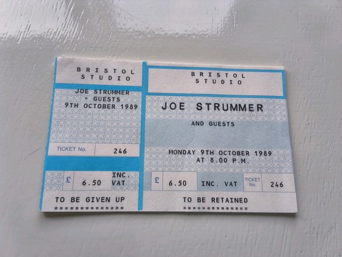 Joe strummer unused concert - unused,