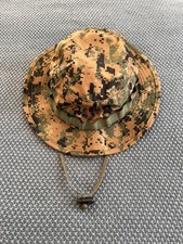 US Marine Corps MARPAT Woodland Boonie Field Cover Digital Camo Size Medium