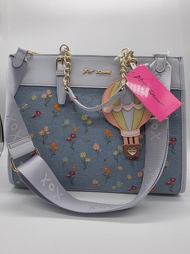 Betsey johnson denim floral - johnson,