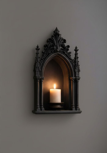 Gothic wall shelf cathedral - wall,
