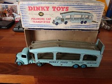 DINKY 582 PULLMORE CAR TRANSPORTER 6 RIVET TRAILER c/w ORIGINAL BOX
